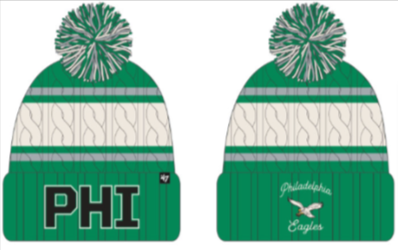 Philadelphia Eagles Historic Kelly Emma Women's Cuff Knit