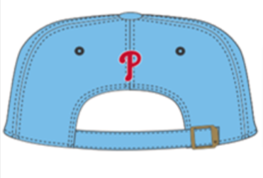 Philadelphia Phillies Ice Cream Helmet Columbia Blue Clean Up Hat