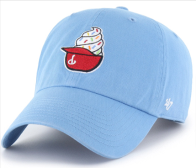 Philadelphia Phillies Ice Cream Helmet Columbia Blue Clean Up Hat