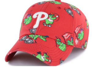 Philadelphia Phillies Red Printfetti Youth Clean Up Hat
