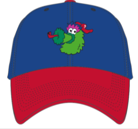 Philadelphia Phillies Phanatic Royal Two Tone Clean Up Hat