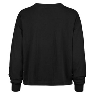 Philadelphia Eagles Historic Black Bold Stack Sydney Women's Long sleeve