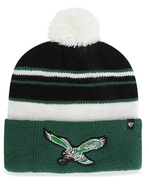 Philadelphia Eagles Historic Peewee Black Cuff Knit -Youth