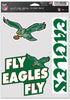 Philadelphia Eagles 3-pack Multi-Use Throwback Logos Decals