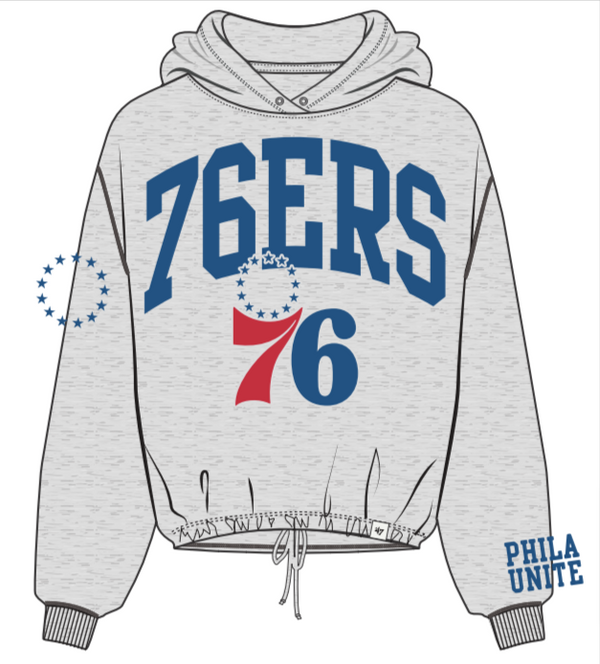 Philadelphia 76ers Women's High Hopes Venice Hood - Shibe Vintage