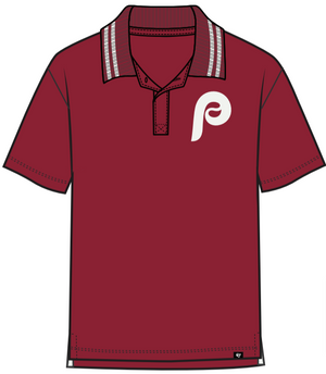 Philadelphia Phillies Throwback Maroon Polo Shirt