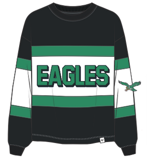 Philadelphia Eagles Historic Flint Black Breezy Archive LS