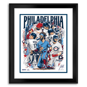 MLB Players All Star Collaboration - Six Sluggers - Exclusive Print