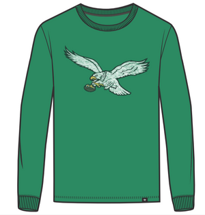 Philadelphia Eagles Historic Orchard Green Premier Franklin Long Sleeve