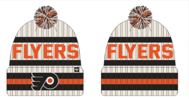 Philadelphia Flyers Natural Bering Cuff Knit