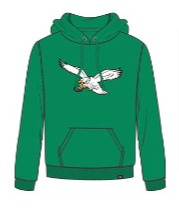 Philadelphia Eagles Legacy Kelly Imprint Headline Hoodie