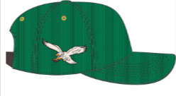 Philadelphia Eagles Historic Kelly Golden Age Cord Hitch Hat