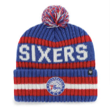 Philadelphia 76ers Historic Royal Bering Cuff Knit