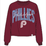 Philadelphia Phillies Cooperstown Cardinal Muse Sydney Long Sleeve - Women's