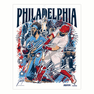 MLB Players All Star Collaboration - Harper x Schwarber - Exclusive Print