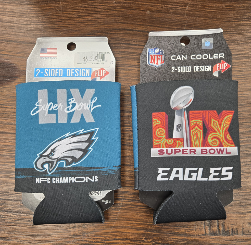 Philadelphia Eagles Super Bowl Trophy Can Koozie