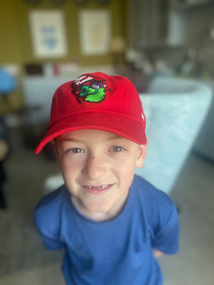 Philadelphia Phillies Phanatic Racer Red KIDS Clean Up Adjustable Cap