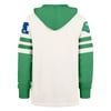 Philadelphia Eagles Historic Cream Split Zone II Lacer Hoodie