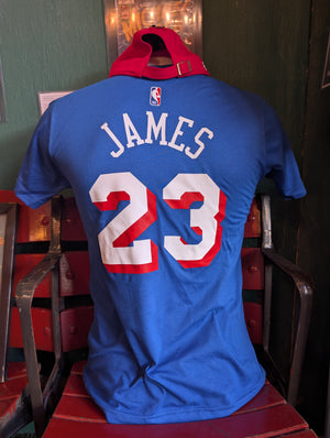 Philadelphia 76ers Youth LeBron James Name and Number Shirsey Tee