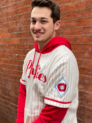 Philadelphia Phillies Cooperstown White Heritage Shortstop Pullover - Shibe  Vintage Sports