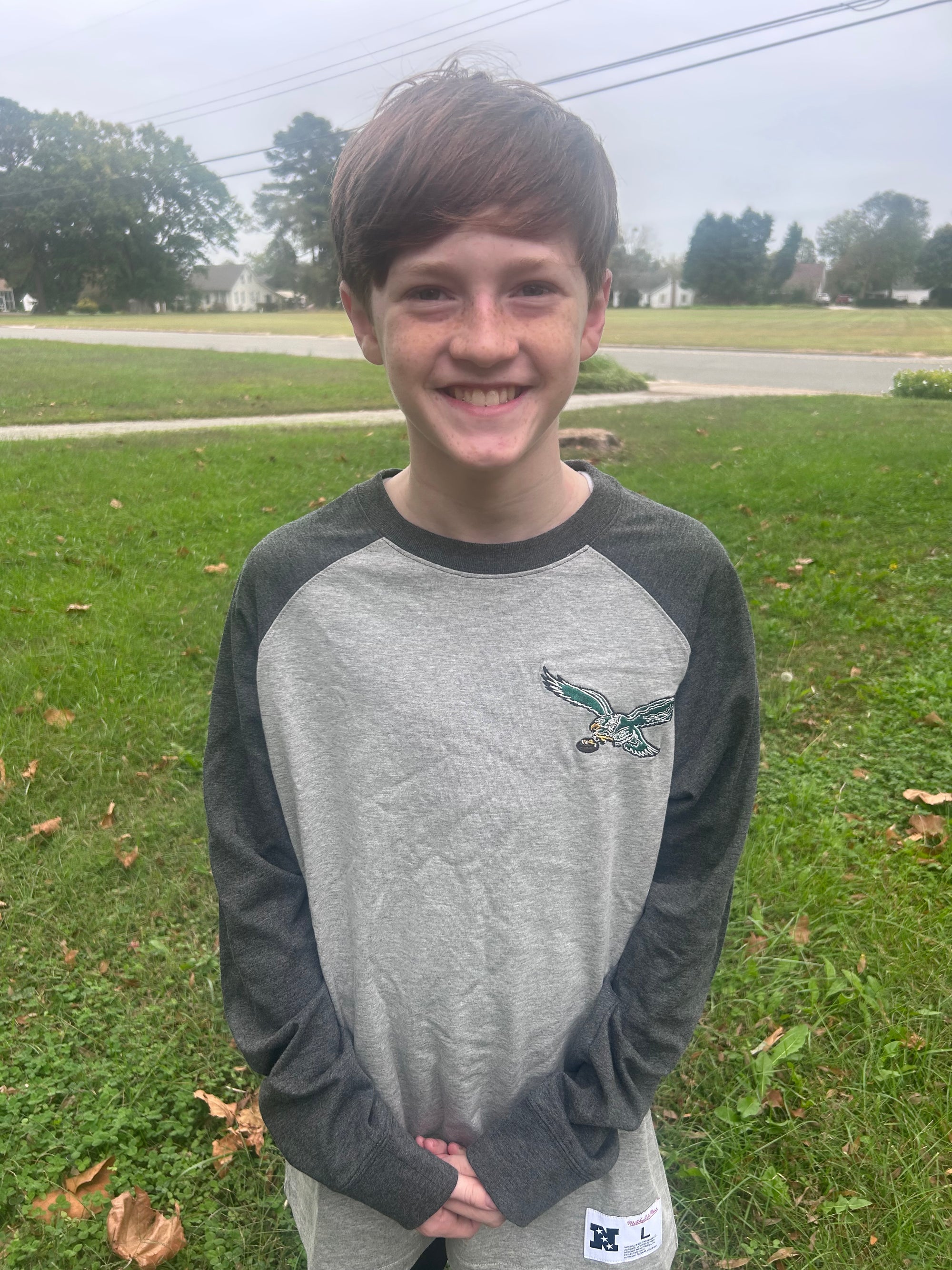 Philadelphia Eagles Youth Legacy Collection Premium Long Sleeve Tee