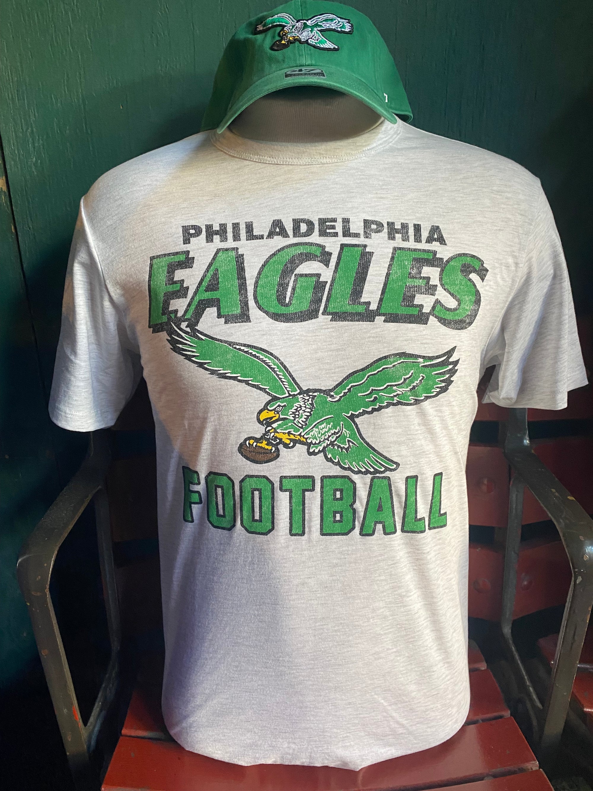 Philadelphia Eagles Legacy Relay Grey Dozer Franklin Tee