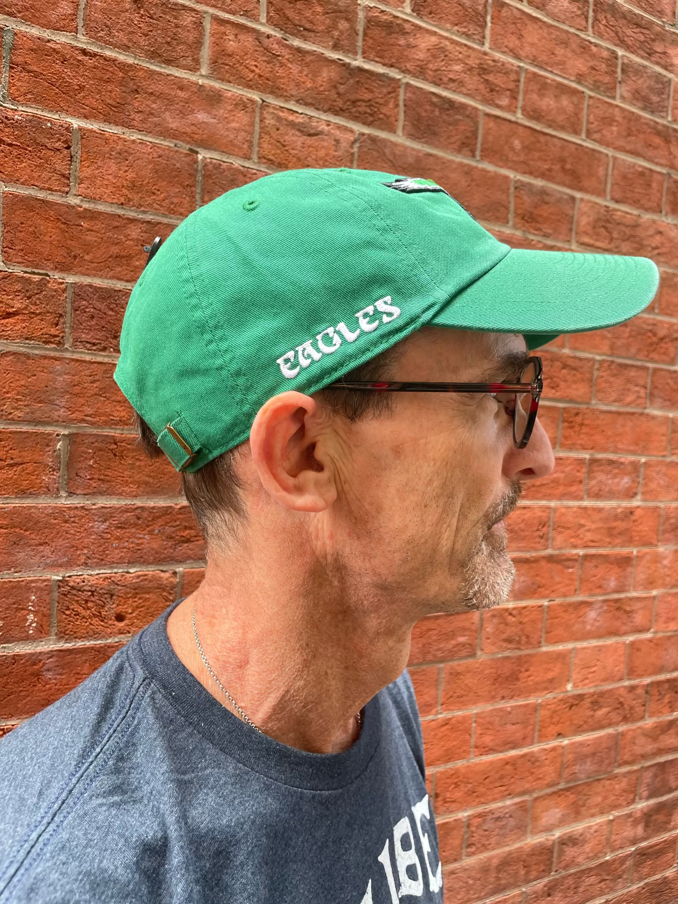 Philadelphia Eagles Historic Kelly Clean Up hat with side patch