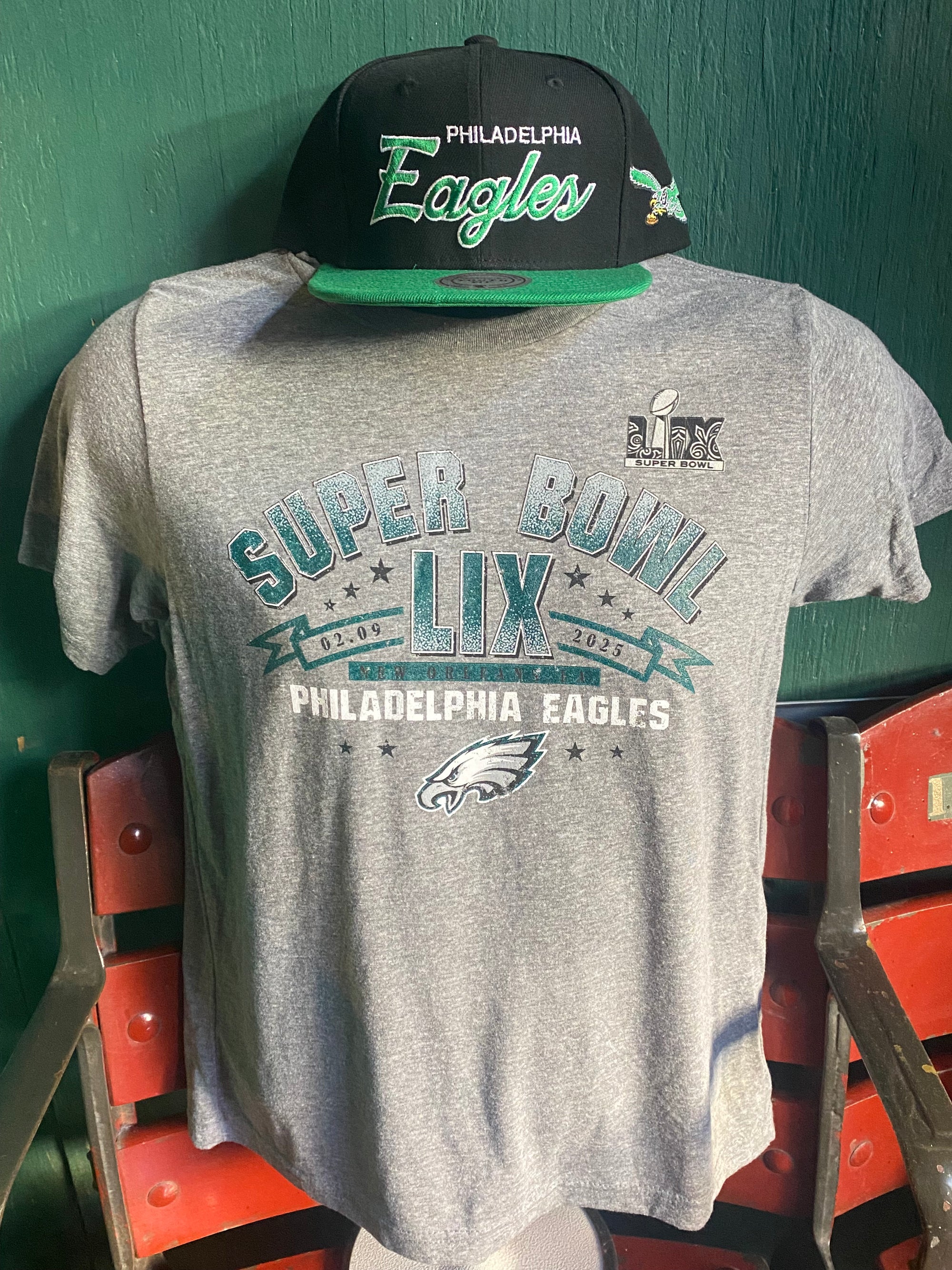 Philadelphia Eagles Youth Super Bowl 59 Tee