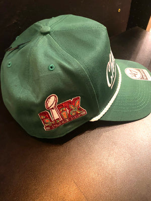 Philadelphia Eagles Super Bowl Champs Rope Hitch Hat w/ SB LIX logo