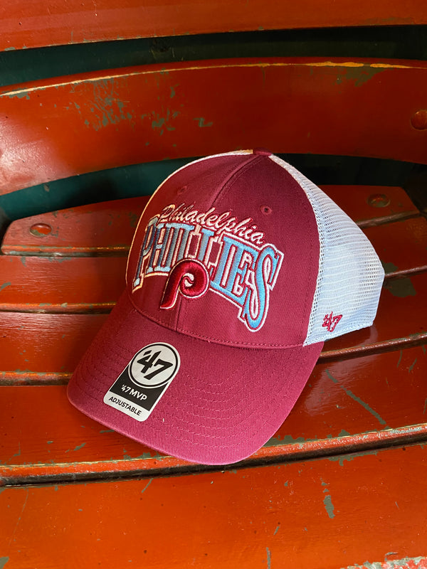 Philadelphia Phillies Cooperstown Cardinal Keystone Mesh Clean Up