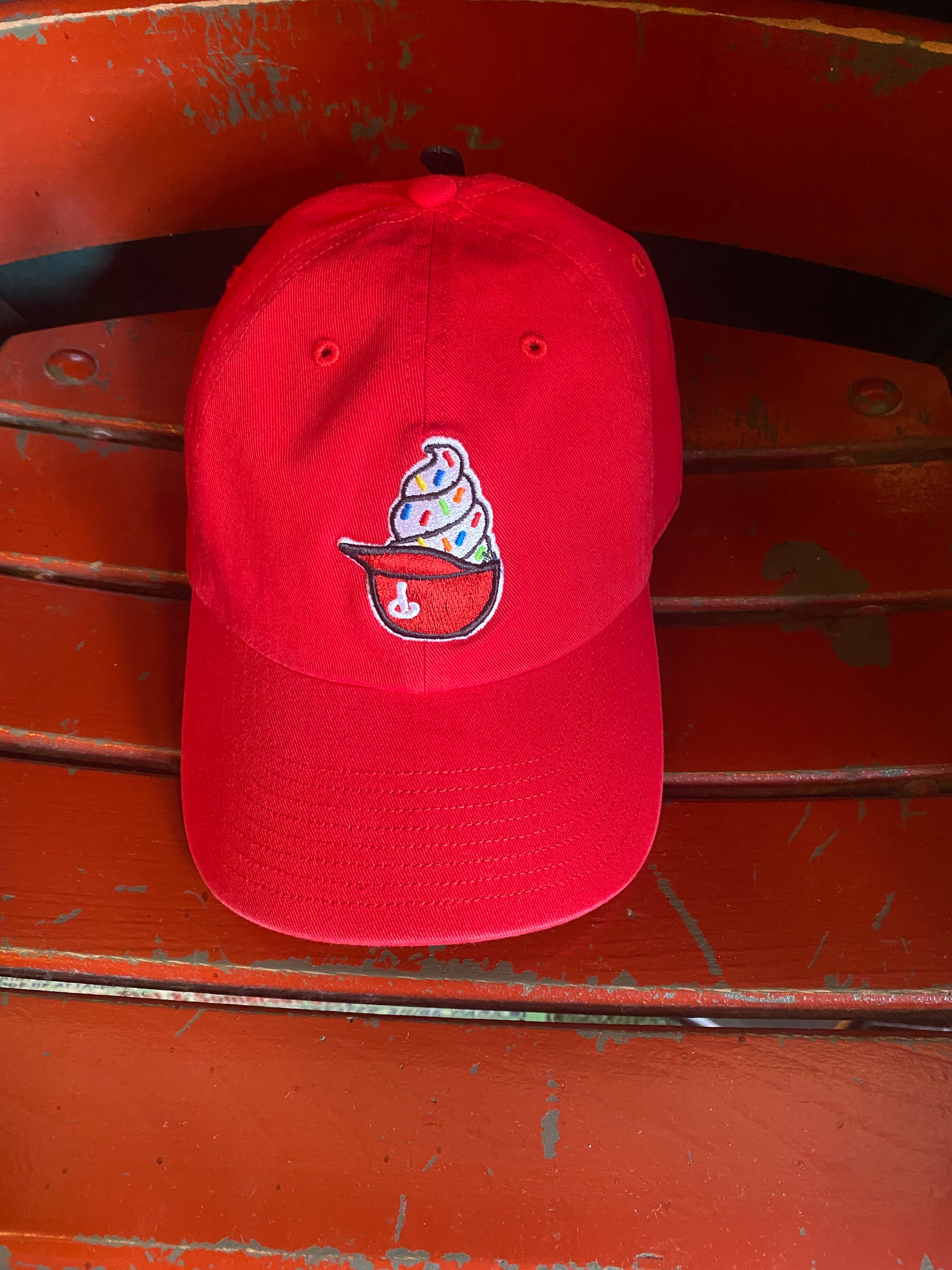 Philadelphia Phillies Ice Cream Helmet Red Clean Up Hat
