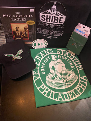 Vintage Philadelphia Eagles (Shirt + Hat + Book) Bundle