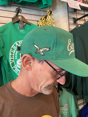 Philadelphia Eagles Historic Kelly Golden Age Cord Hitch Hat