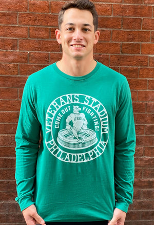 Veterans Stadium Come Out Fightin' Long Sleeve Tee