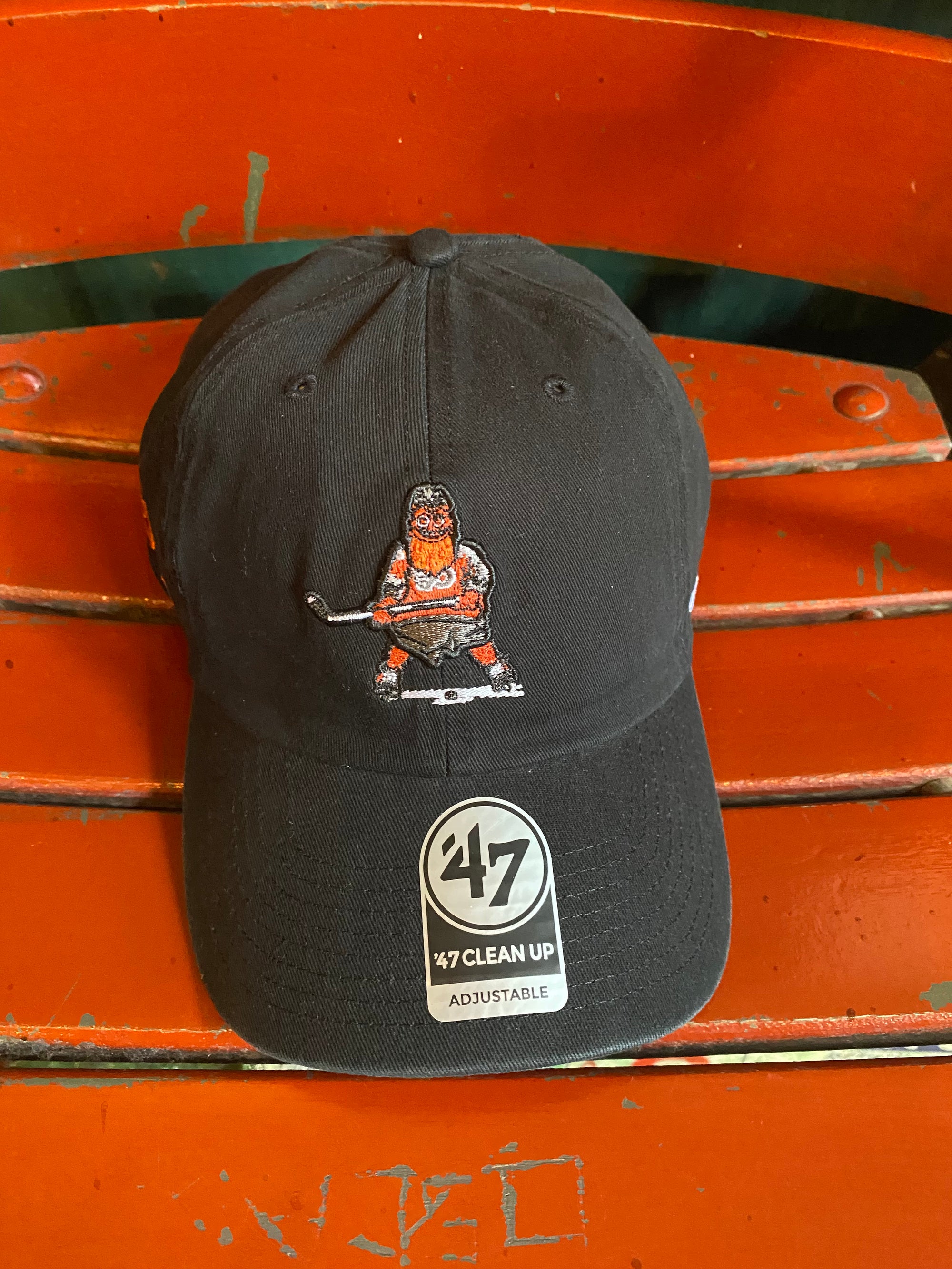Philadelphia Flyers Mascot Black Clean Up