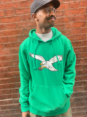 Philadelphia Eagles Legacy Kelly Imprint Headline Hoodie
