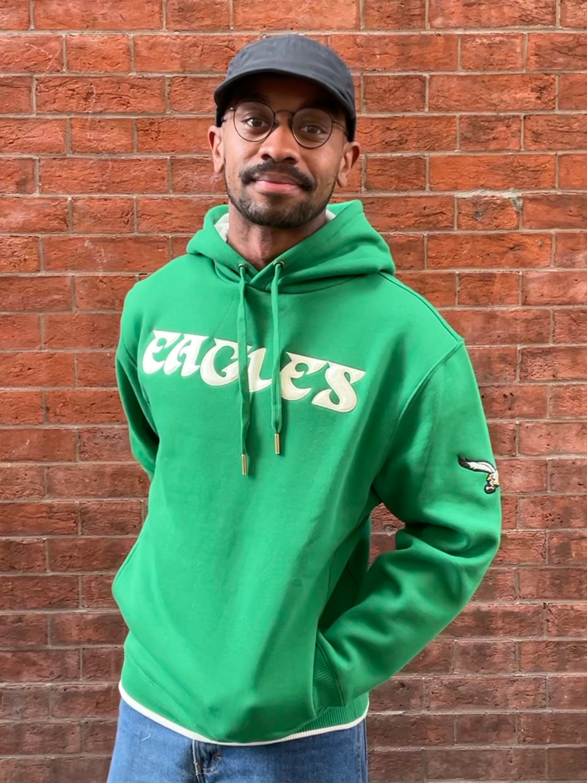 Philadelphia Eagles Legacy Fleece Kelly Green Hoodie