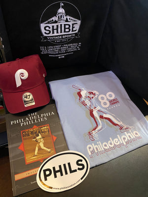 Vintage Philadelphia Phillies Bundle (Shirt + Hat + Book)