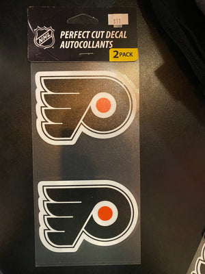 Philadelphia Flyers 2-Pack Color Decal Set