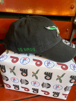Philadelphia Eagles Go Birds Black Clean Up Hat
