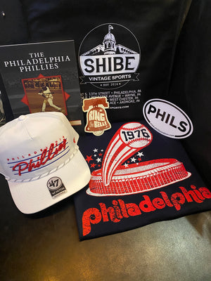 Vintage Philadelphia Baseball Bundle (Shirt + Hat + Book)
