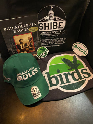 Vintage Philadelphia Football Bundle (Shirt + Hat + Book)