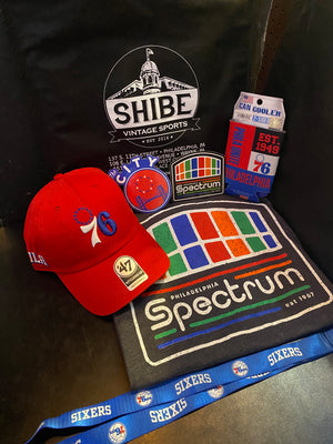 Philadelphia 76ers Spectrum Bundle (Shirt + Hat + Lanyard)