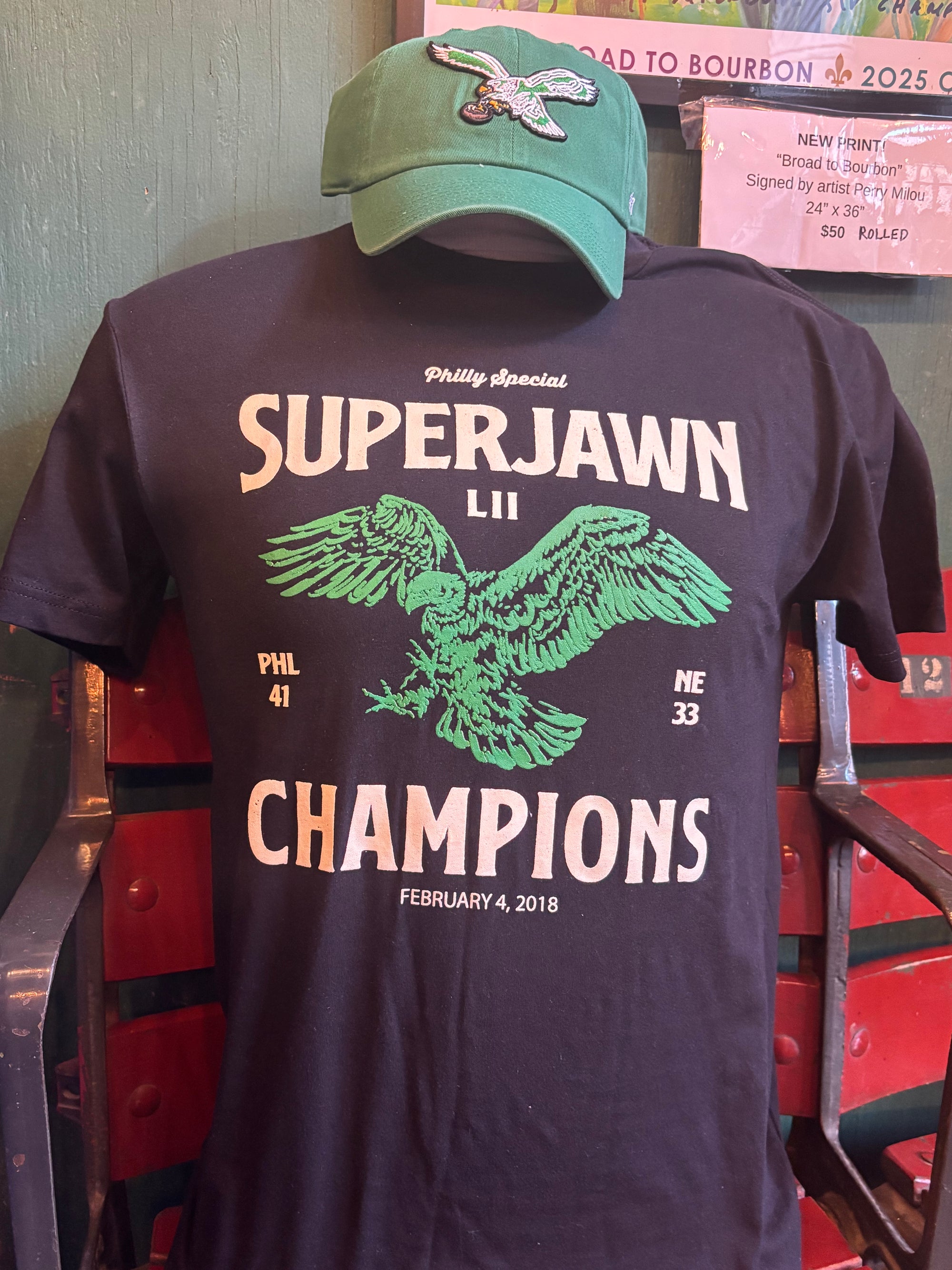 Super Jawn LII Champions T-shirt 2018