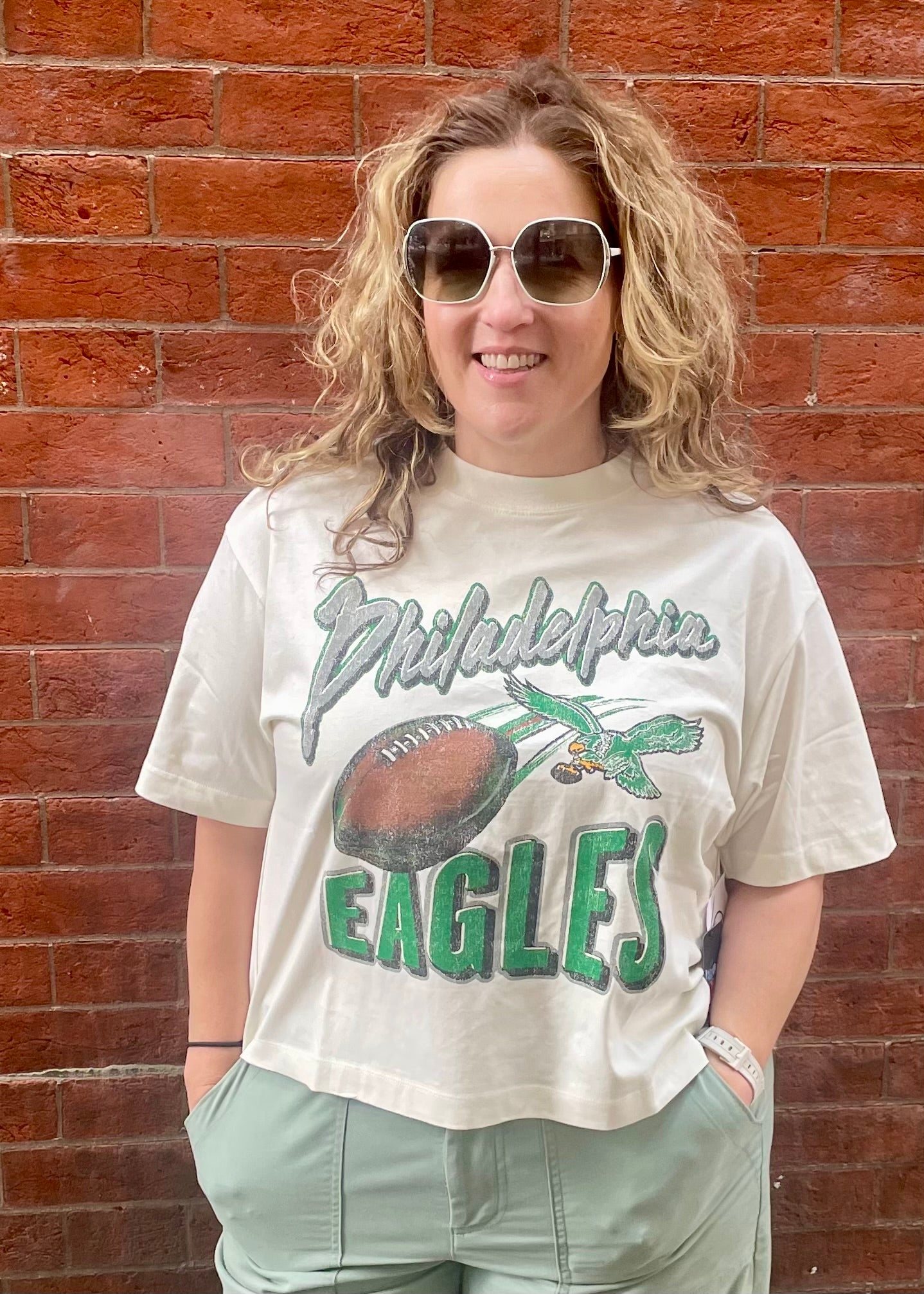 Philadelphia Eagles Historic Sandstone Dime Time Reed City Women's