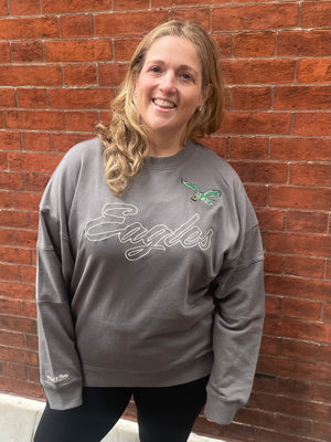 Philadelphia Eagles Women's Heritage Hues Oversized Crew