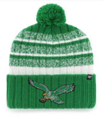 Philadelphia Eagles Historic Kelly Tavern '47 Cuff Knit