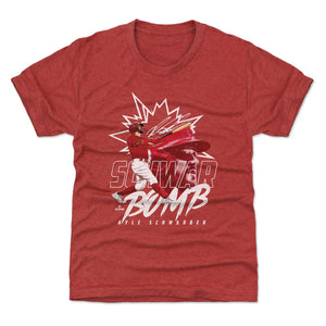 Kyle Schwarber Red Philadelphia Dual Schwarbomb Youth tee