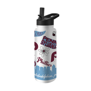 Philadelphia Phillies 34oz. Quencher Water Bottle