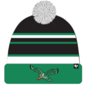 Philadelphia Eagles Historic Peewee Black Cuff Knit -Youth